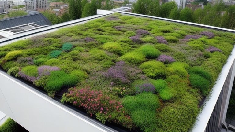 green roof, living roof, toit vert, toiture végétale , toiture plate, végétalisée, building 360